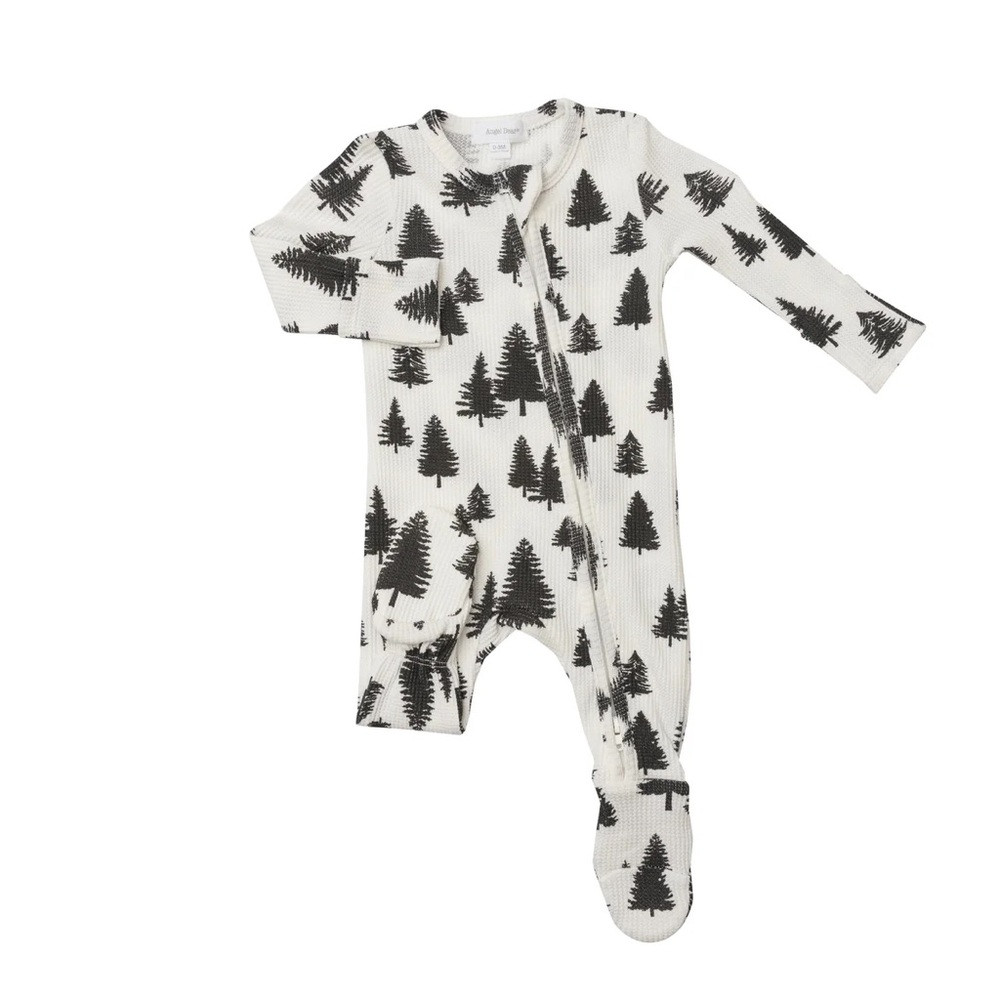 Bamboo Baby Footed Onesie Angel Dear